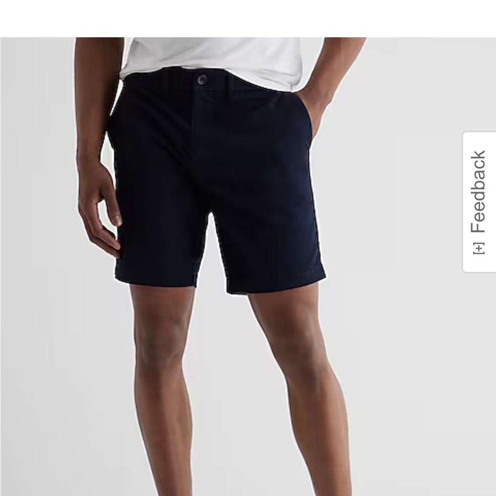 Express stretch slim 8 inch chino